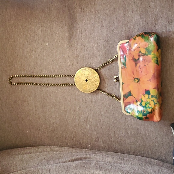 Patricia NASH Small Purse Potenaz Leather  Clutch Shoulder Bag Chain. Removable - Picture 1 of 13